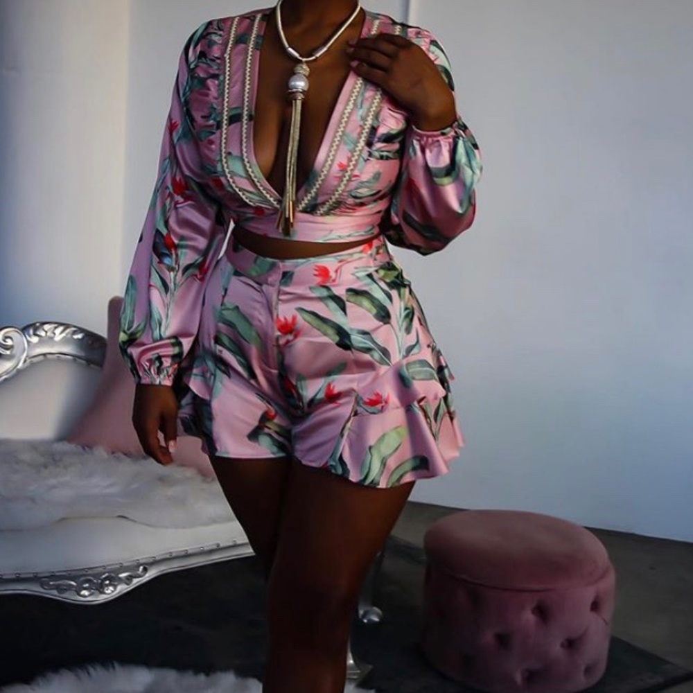 Floral two piece set!